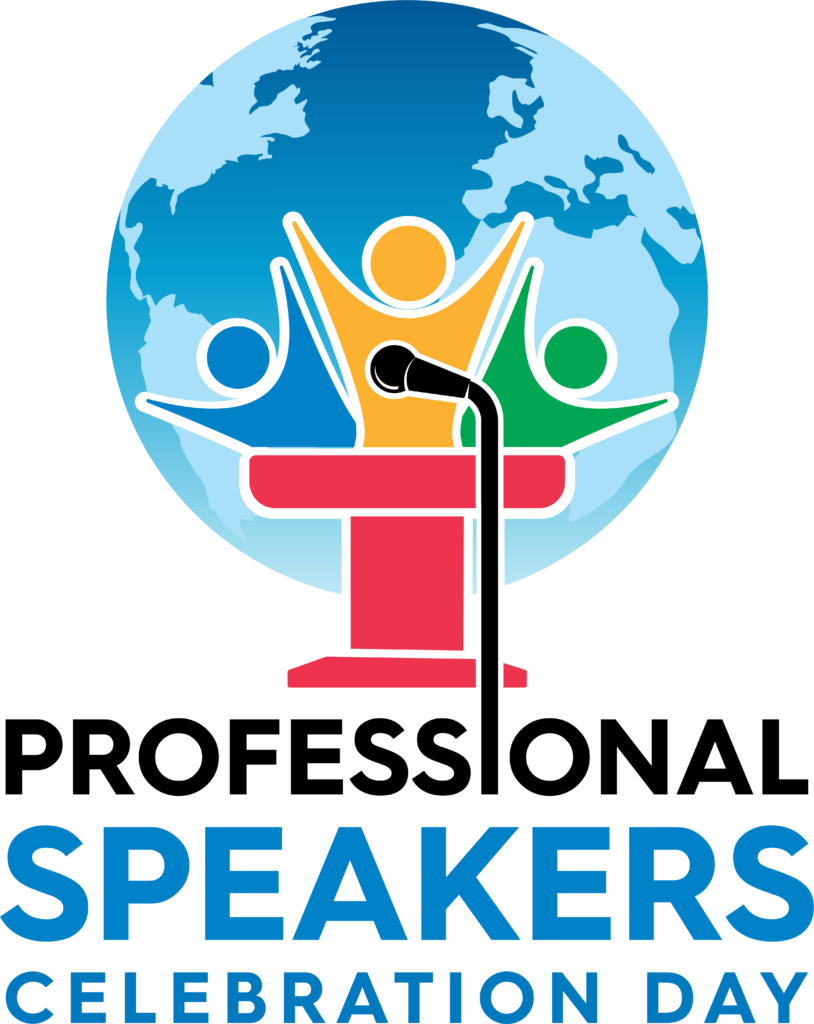 professional speakers celebration day logo