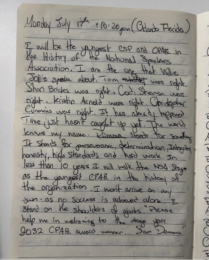 A Dream, a Journal, and the Journey in Between 1