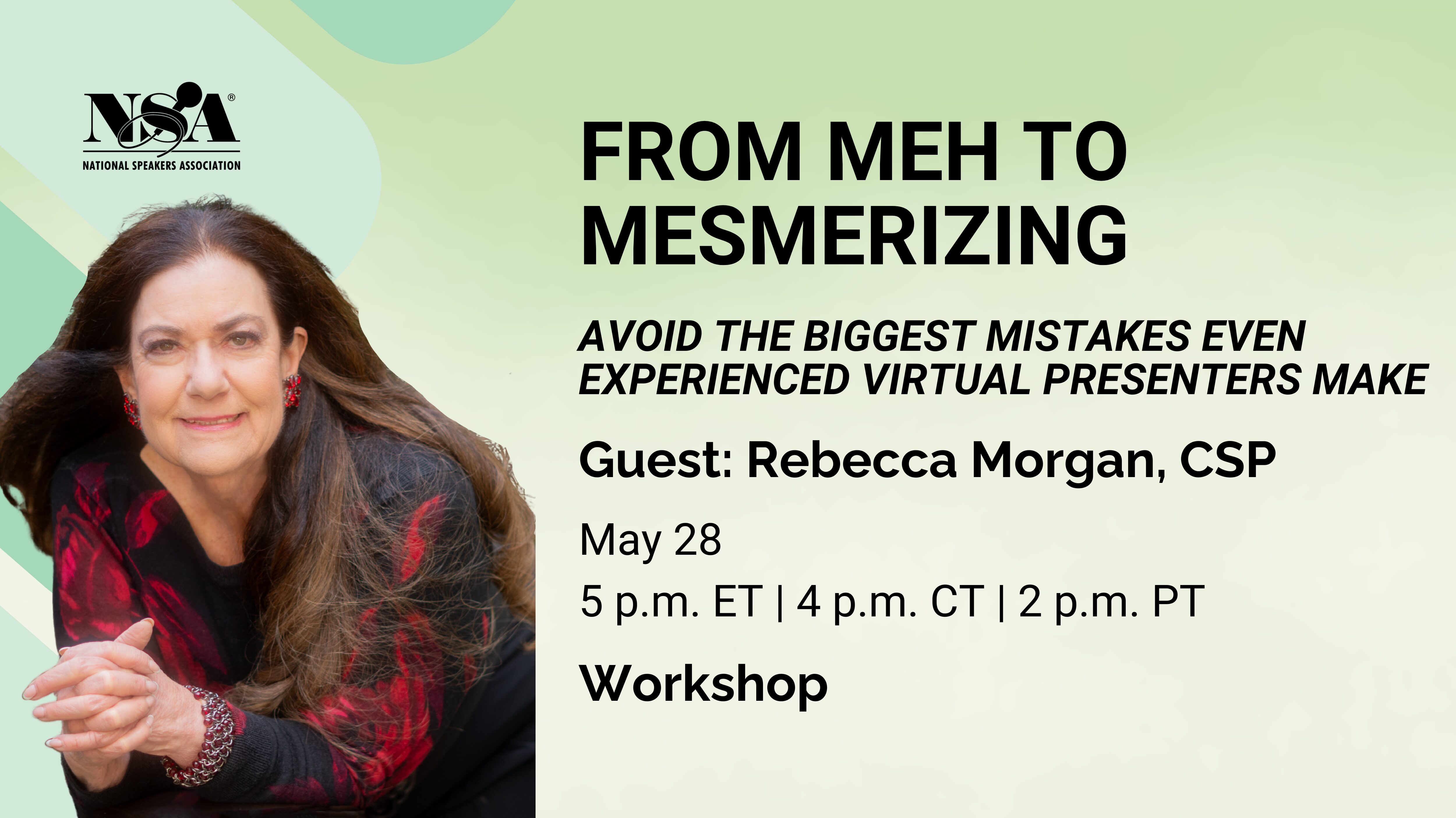 From Meh to Mesmerizing